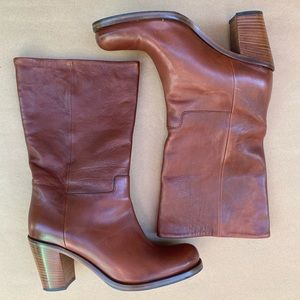 Boemos Mid Calf Leather Boots
